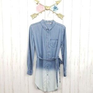 Anthropologie Holding Horses Dip Dyed Chambrey Tunic Size XS